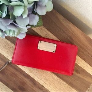 Red Kate Spade Wallet